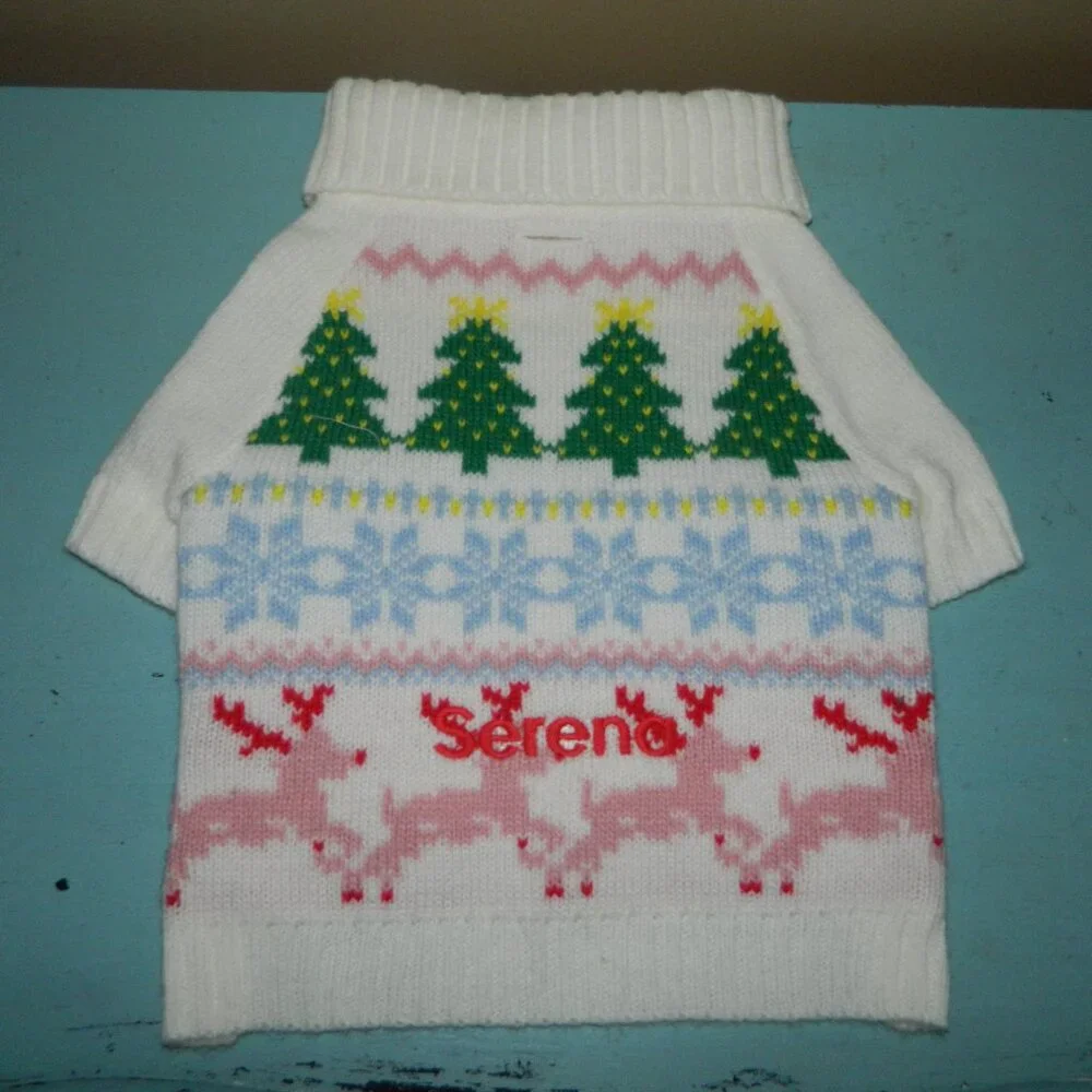 Mark & Graham Fair Isle Christmas Dog Sweater 